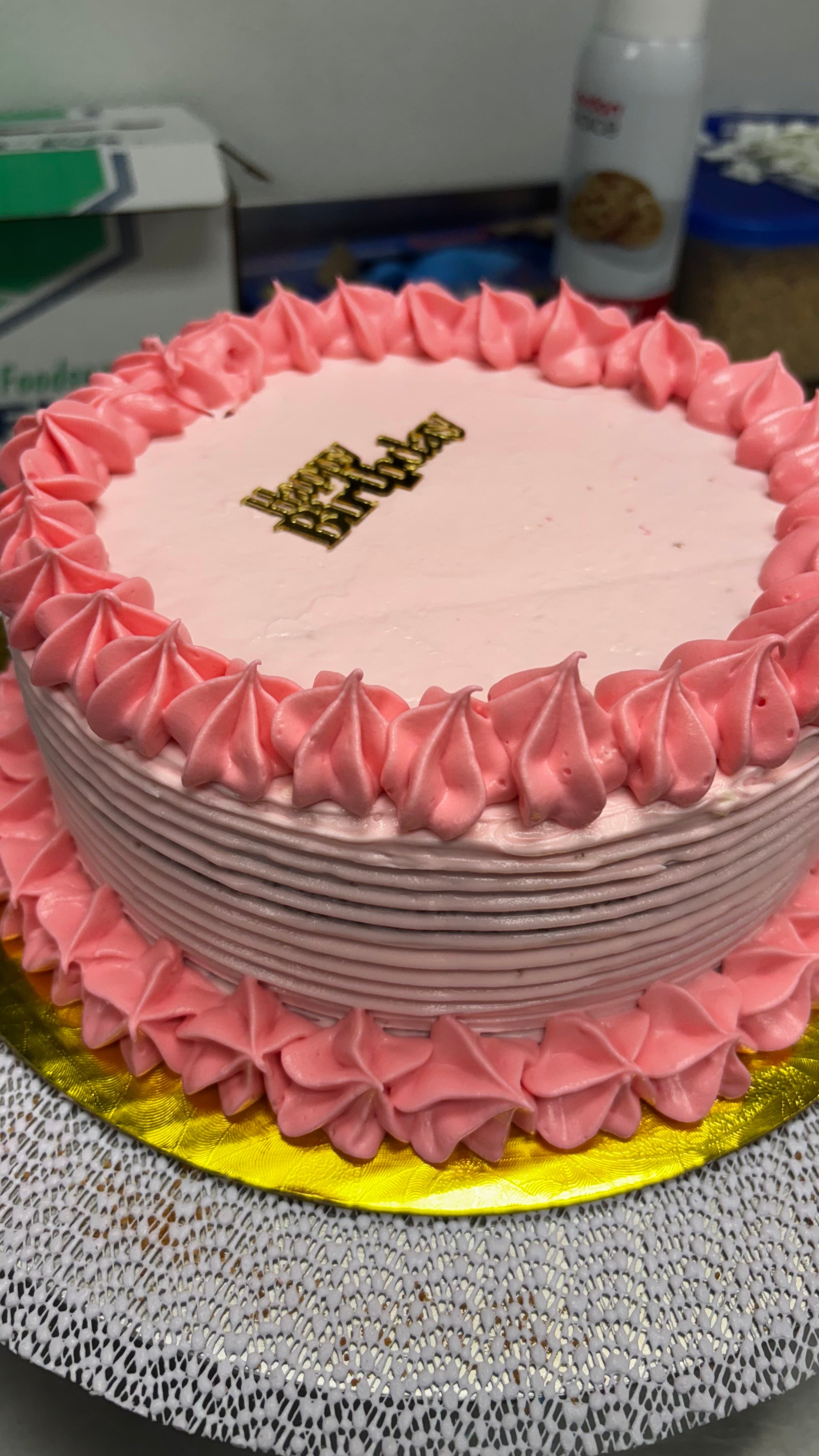 Vanilla Birthday Cake (10 Inch) keto-shop-usa