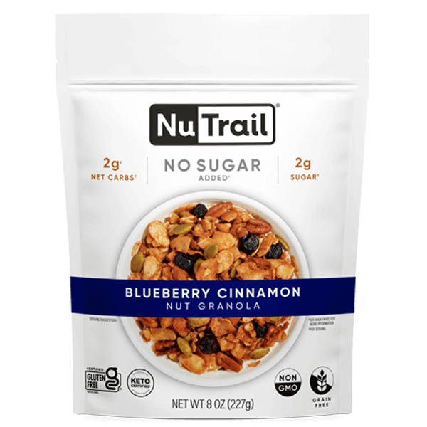 Nutrail - Blueberry Cinnamon Nut Granola Carbs Me Out!